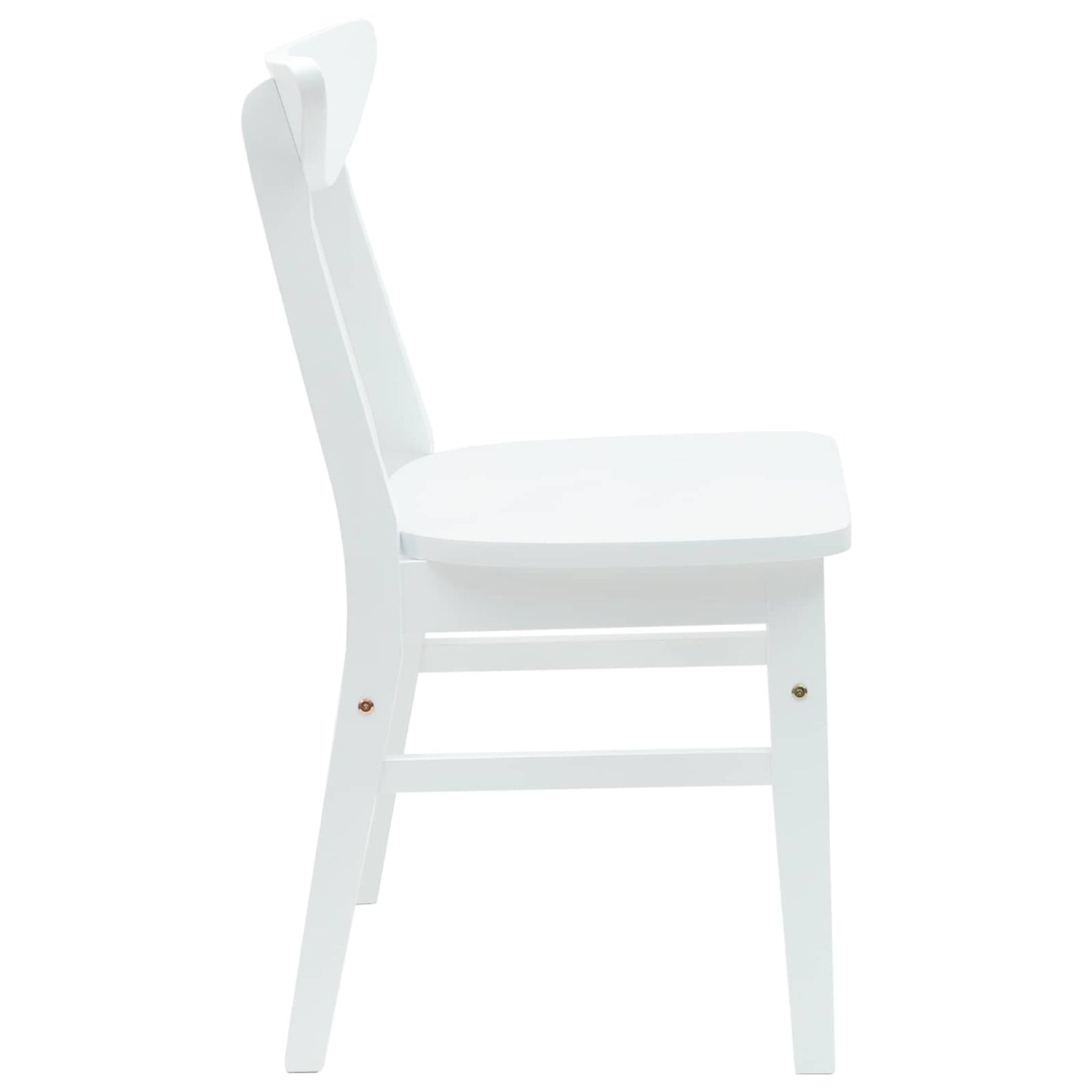 Sedie da pranzo 2 pcs Bianco 42 x 47.5 x 81 cm