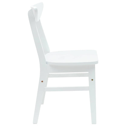 Sedie da pranzo 2 pcs Bianco 42 x 47.5 x 81 cm