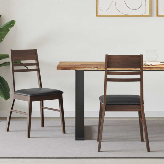 Sedie da pranzo 2 pcs Marrone Chiaro 43 x 54 x 89 cm