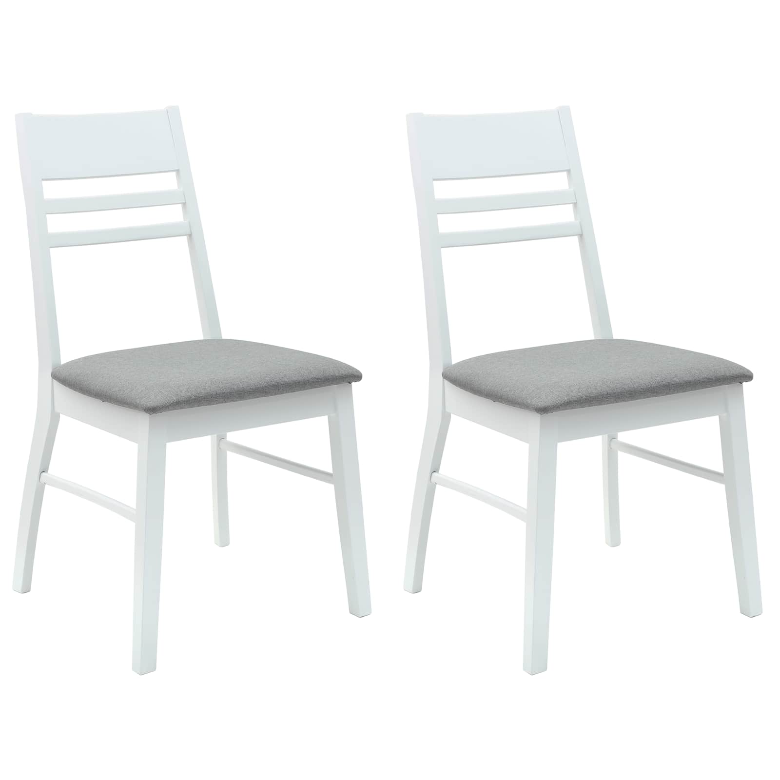 Sedie da pranzo 2 pcs Bianco 43 x 54 x 89 cm | homemem39
