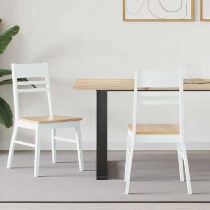 Sedie da pranzo 2 pcs Bianco 43 x 54 x 89 cm | homemem39