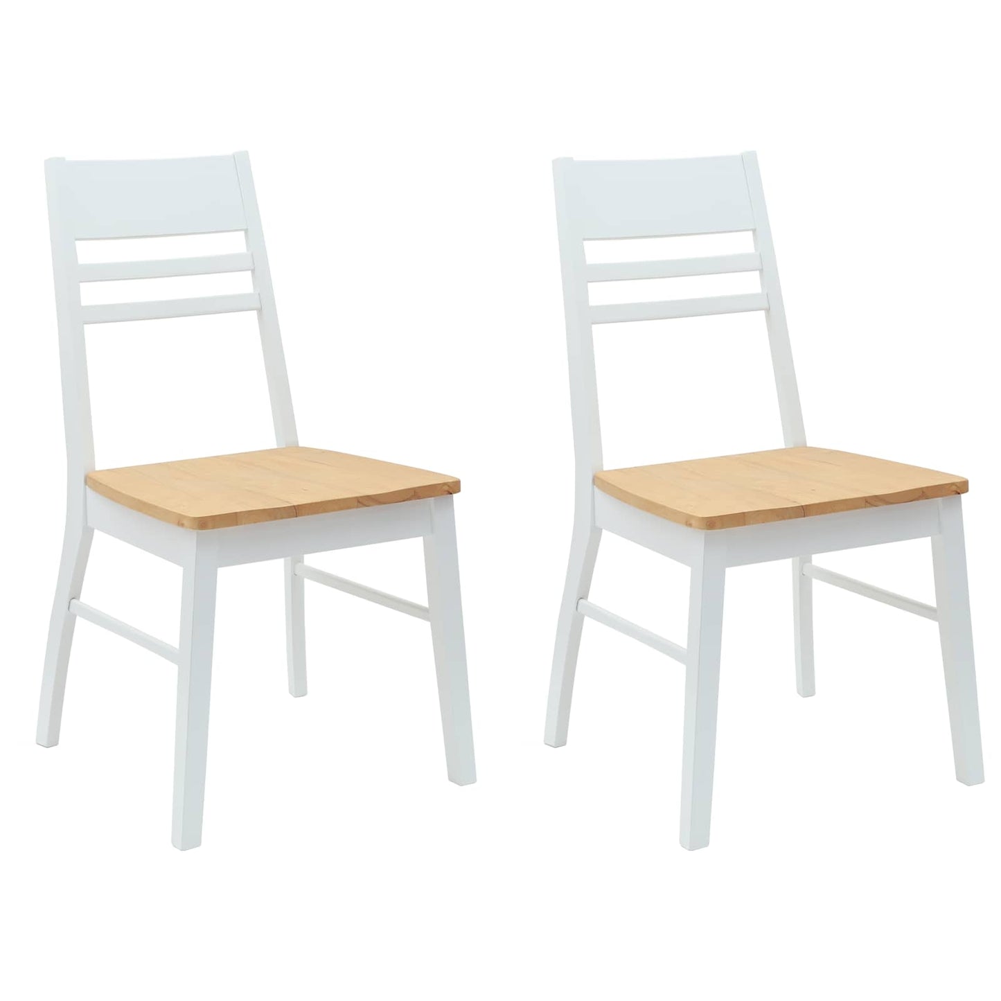 Sedie da pranzo 2 pcs Bianco 43 x 54 x 89 cm | homemem39