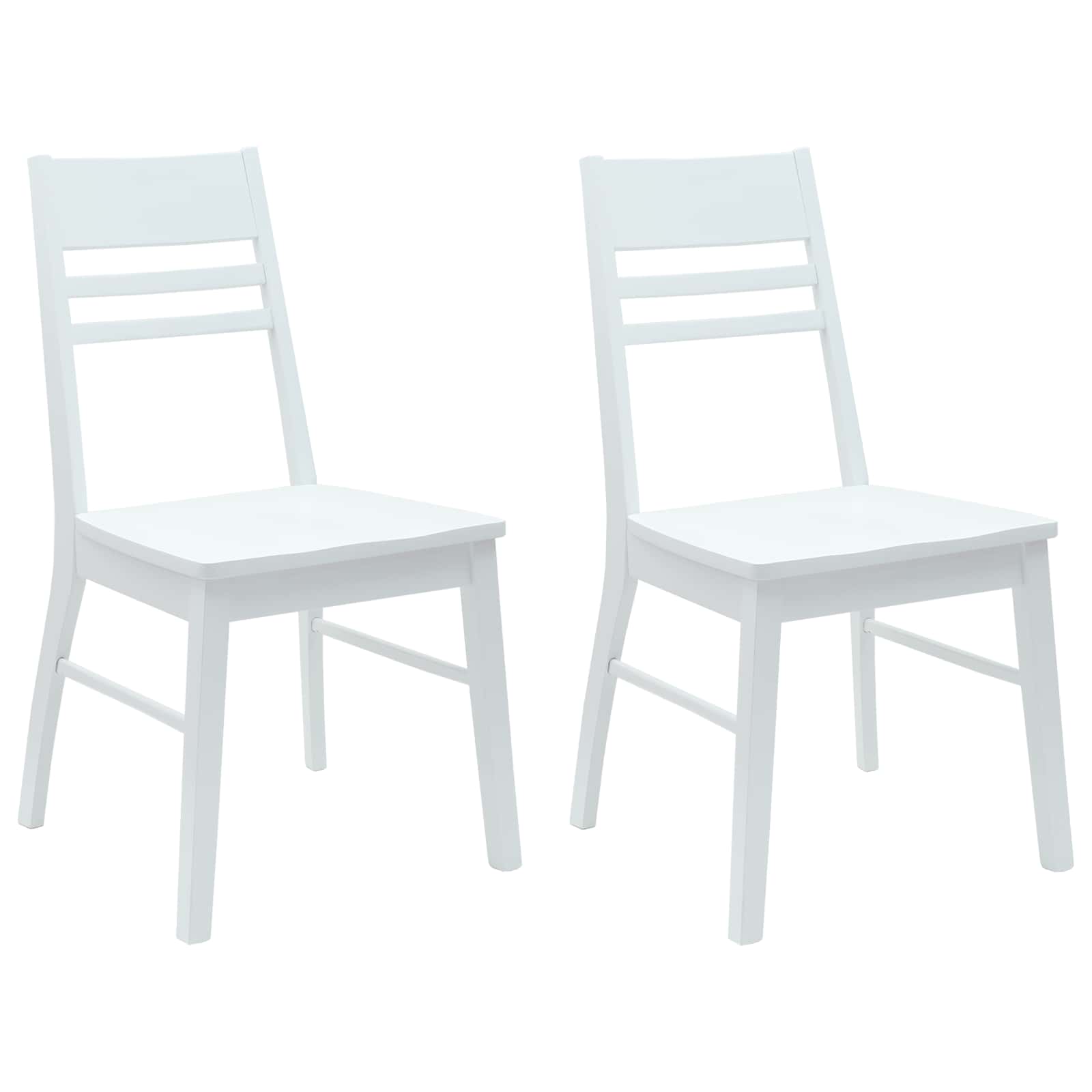 Sedie da pranzo 2 pcs Bianco 43 x 54 x 89 cm | homemem39