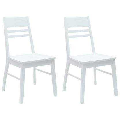 Sedie da pranzo 2 pcs Bianco 43 x 54 x 89 cm | homemem39