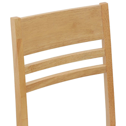 Sedie da pranzo 2 pcs Naturale 43 x 54 x 89 cm | homemem39