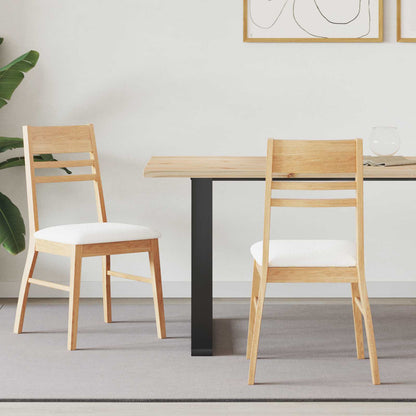 Sedie da pranzo 2 pcs Naturale 43 x 54 x 89 cm | homemem39