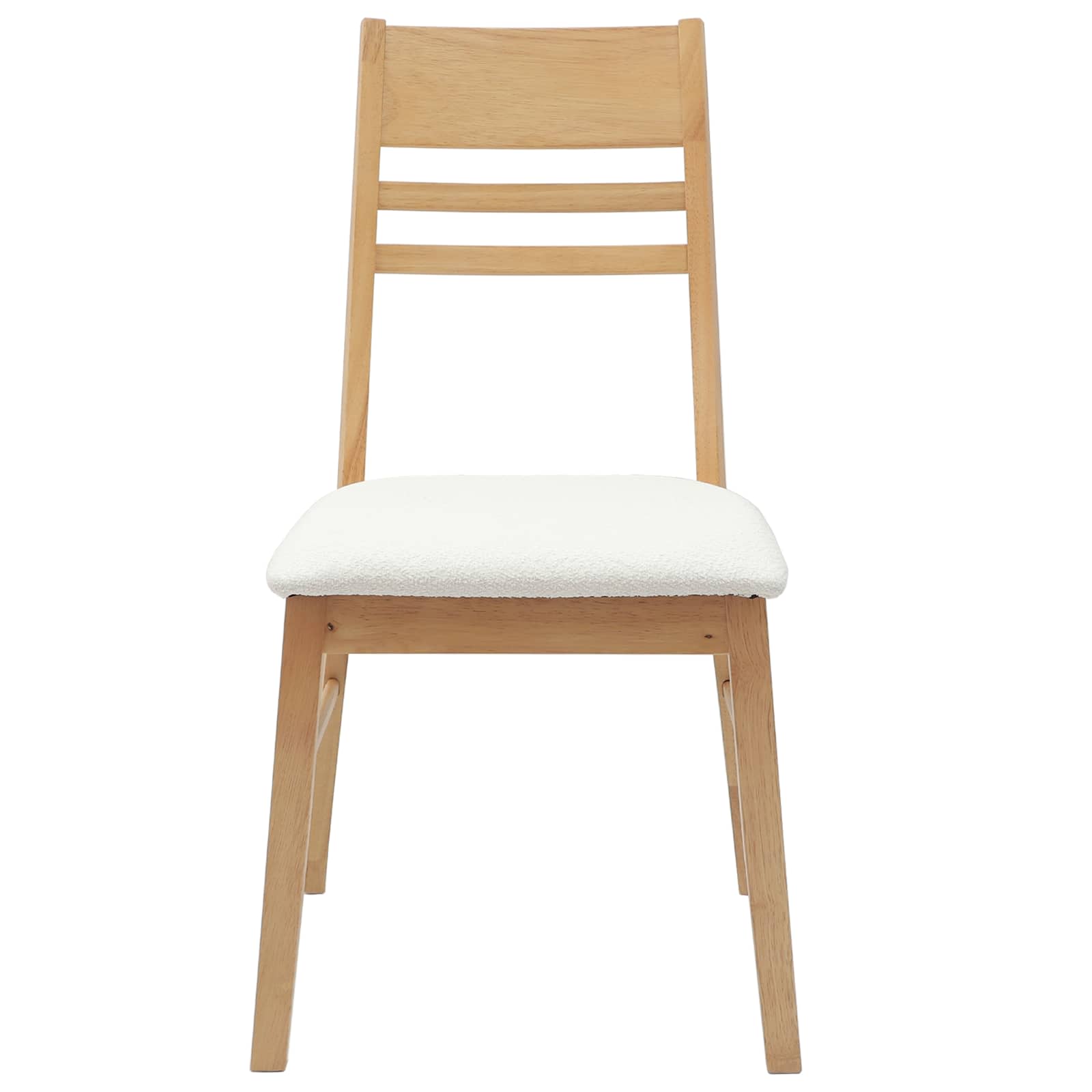Sedie da pranzo 2 pcs Naturale 43 x 54 x 89 cm | homemem39