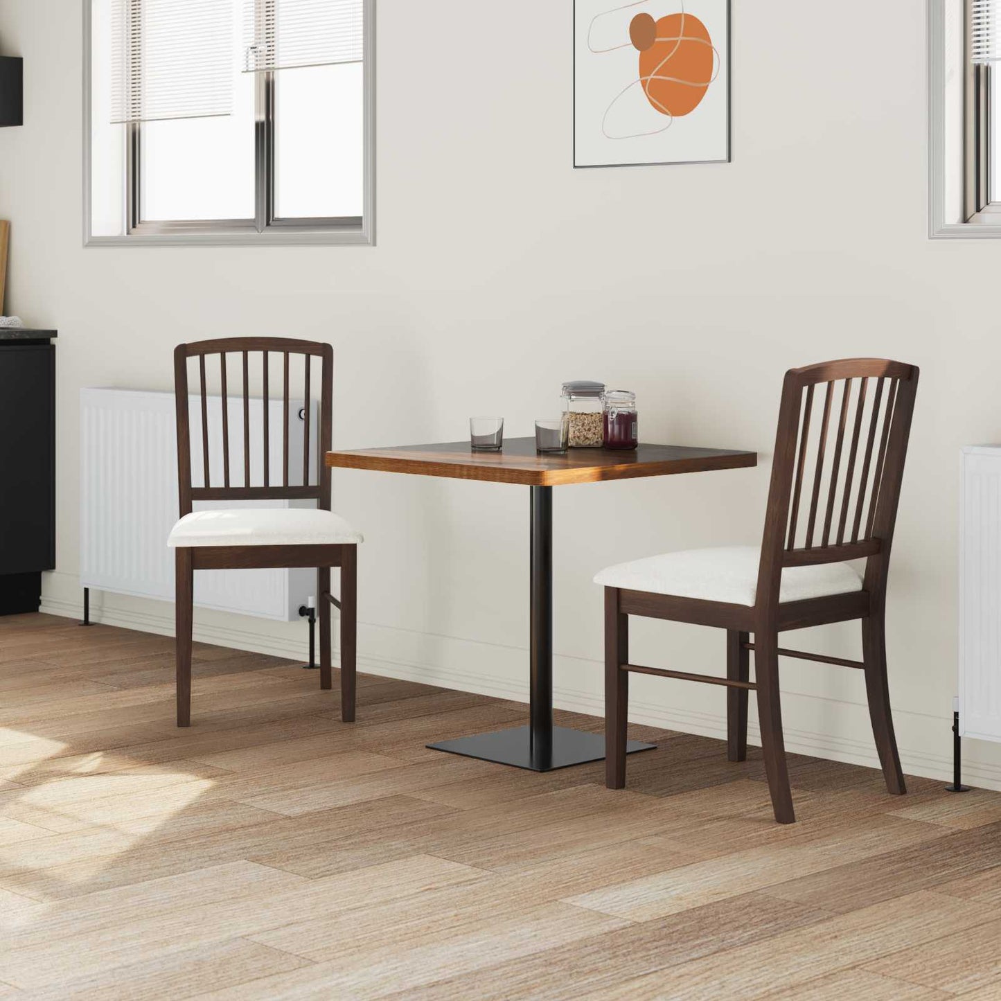 Sedie da pranzo 2 pcs Marrone Chiaro 50 x 52,5 x 91 cm | homemem39