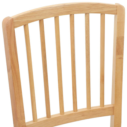 Sedie da pranzo 2 pcs Naturale 50 x 52,5 x 91 cm | homemem39