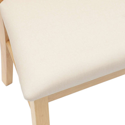 Sedie da pranzo 2 pcs Naturale 50 x 52,5 x 91 cm | homemem39