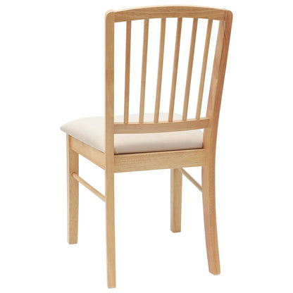 Sedie da pranzo 2 pcs Naturale 50 x 52,5 x 91 cm | homemem39