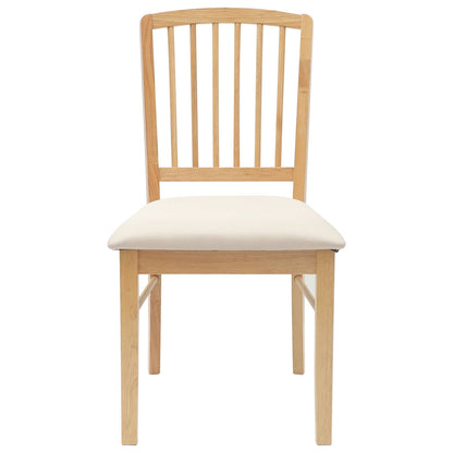 Sedie da pranzo 2 pcs Naturale 50 x 52,5 x 91 cm | homemem39