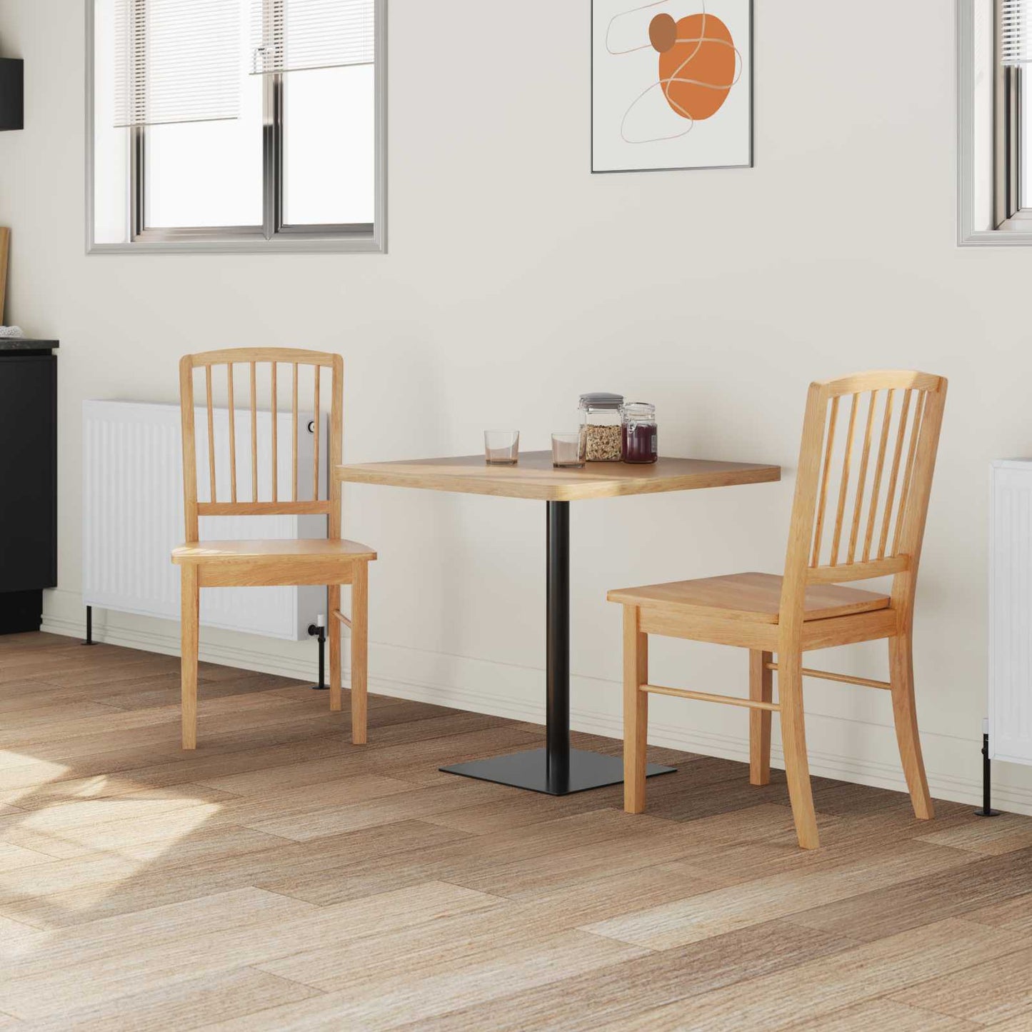 Sedie da pranzo 2 pcs Naturale 50 x 52,5 x 91 cm | homemem39