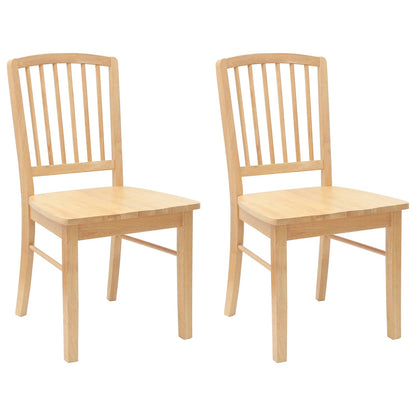 Sedie da pranzo 2 pcs Naturale 50 x 52,5 x 91 cm | homemem39
