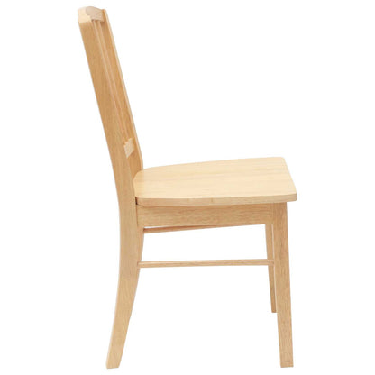 Sedie da pranzo 2 pcs Naturale 50 x 52,5 x 91 cm | homemem39