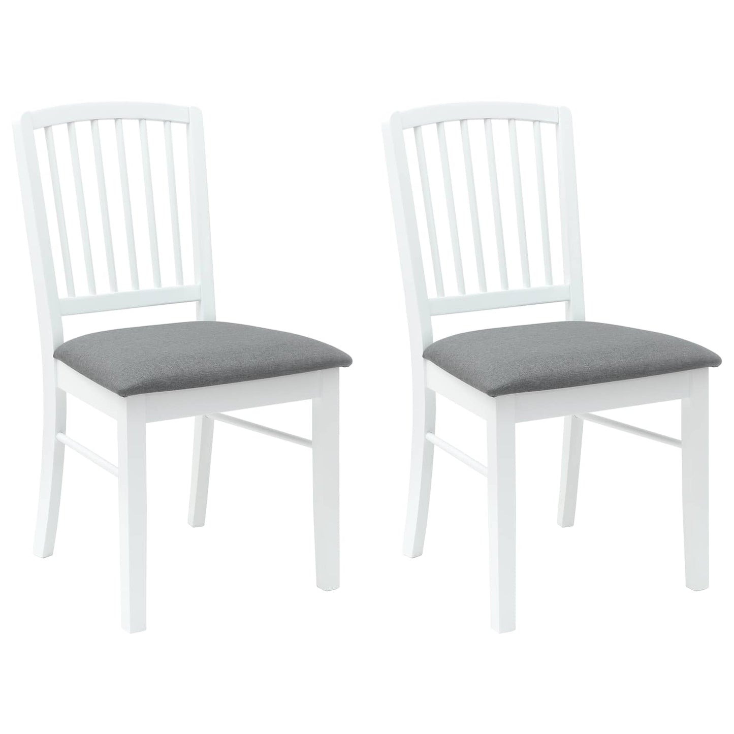 Sedie da pranzo 2 pcs Bianco 50 x 52,5 x 91 cm | homemem39
