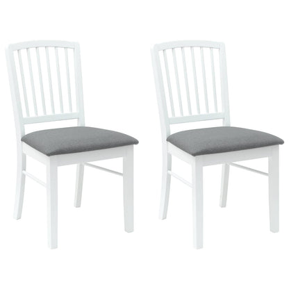 Sedie da pranzo 2 pcs Bianco 50 x 52,5 x 91 cm | homemem39
