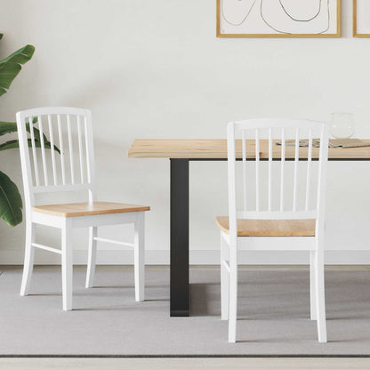 Sedie da pranzo 2 pcs Bianco 50 x 52,5 x 91 cm | homemem39