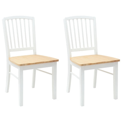 Sedie da pranzo 2 pcs Bianco 50 x 52,5 x 91 cm | homemem39