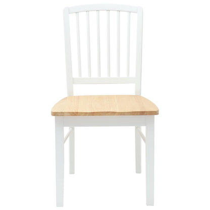Sedie da pranzo 2 pcs Bianco 50 x 52,5 x 91 cm | homemem39