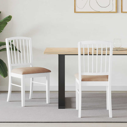 Sedie da pranzo 2 pcs Bianco 50 x 52,5 x 91 cm | homemem39