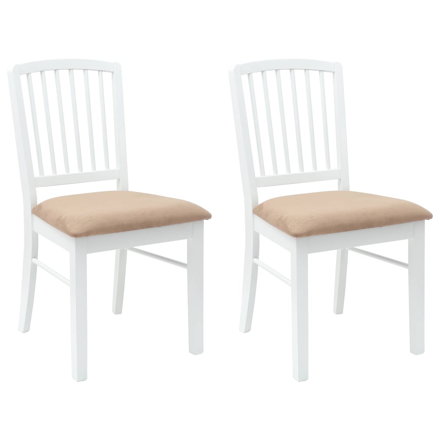 Sedie da pranzo 2 pcs Bianco 50 x 52,5 x 91 cm | homemem39