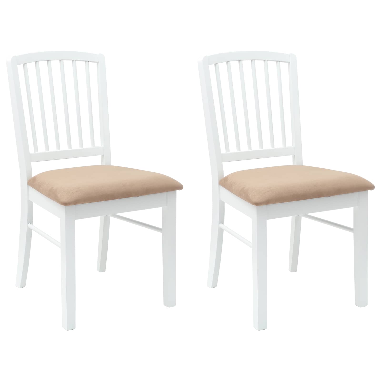 Sedie da pranzo 2 pcs Bianco 50 x 52,5 x 91 cm | homemem39