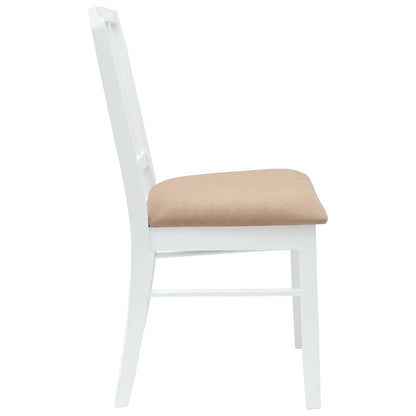 Sedie da pranzo 2 pcs Bianco 50 x 52,5 x 91 cm | homemem39
