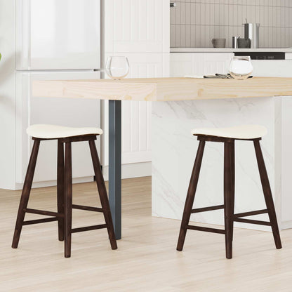 Sedie da pranzo 2 pcs Marrone Chiaro 46 x 37 x 63 cm | homemem39