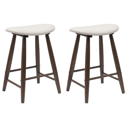 Sedie da pranzo 2 pcs Marrone Chiaro 46 x 37 x 63 cm | homemem39