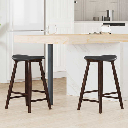 Sedie da pranzo 2 pcs Marrone Chiaro 46 x 37 x 63 cm | homemem39