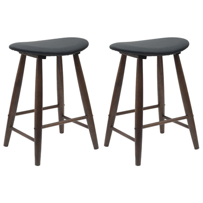 Sedie da pranzo 2 pcs Marrone Chiaro 46 x 37 x 63 cm