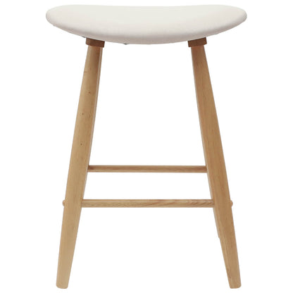 Sedie da pranzo 2 pcs Naturale 46 x 37 x 63 cm