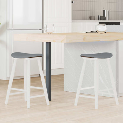 Sedie da pranzo 2 pcs Bianco 46 x 37 x 63 cm | homemem39