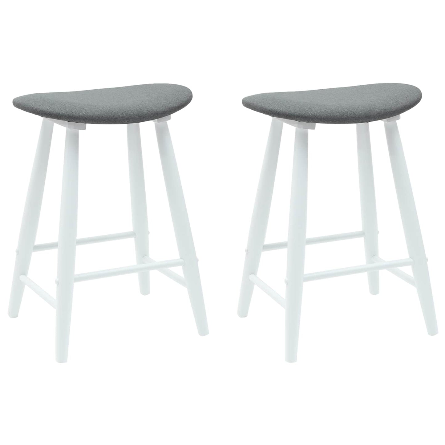 Sedie da pranzo 2 pcs Bianco 46 x 37 x 63 cm | homemem39