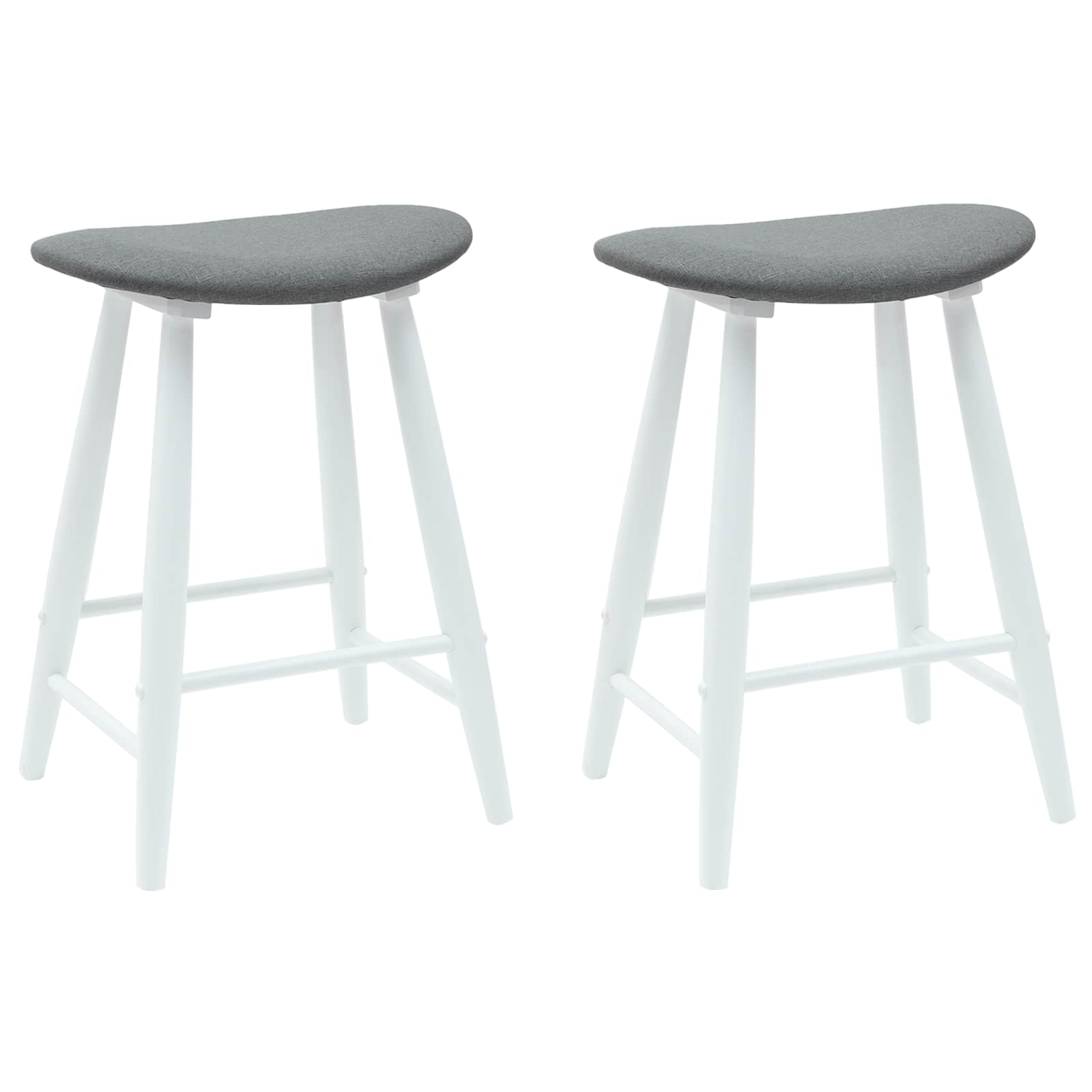 Sedie da pranzo 2 pcs Bianco 46 x 37 x 63 cm | homemem39