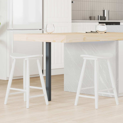 Sedie da pranzo 2 pcs Bianco 46 x 37 x 63 cm | homemem39