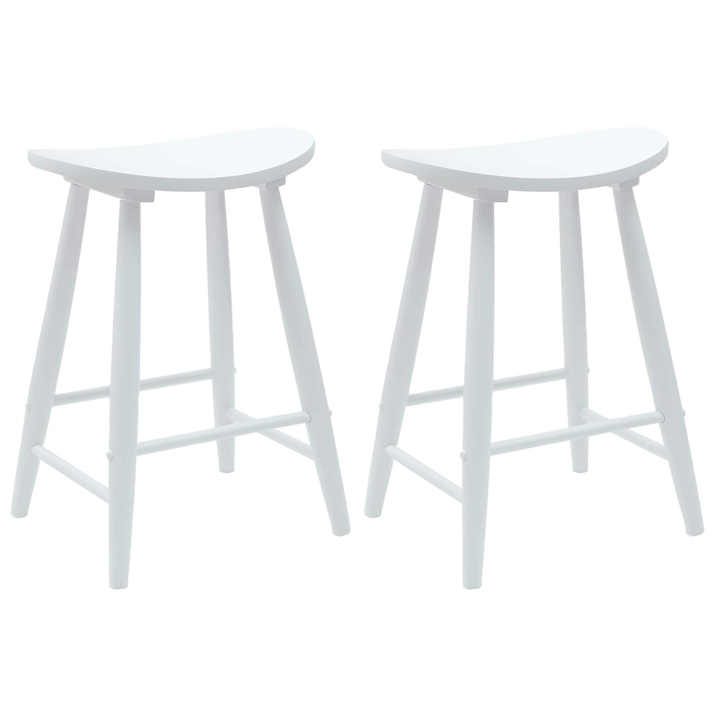Sedie da pranzo 2 pcs Bianco 46 x 37 x 63 cm | homemem39