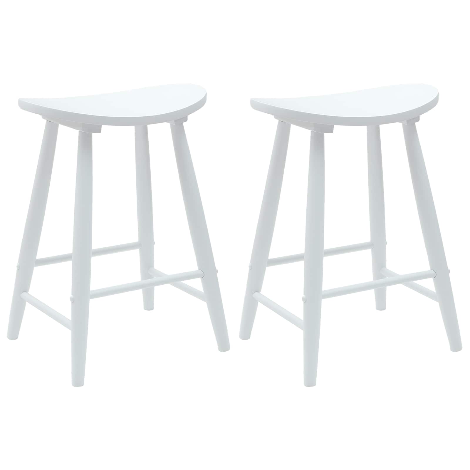 Sedie da pranzo 2 pcs Bianco 46 x 37 x 63 cm | homemem39