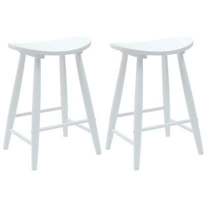 Sedie da pranzo 2 pcs Bianco 46 x 37 x 63 cm | homemem39