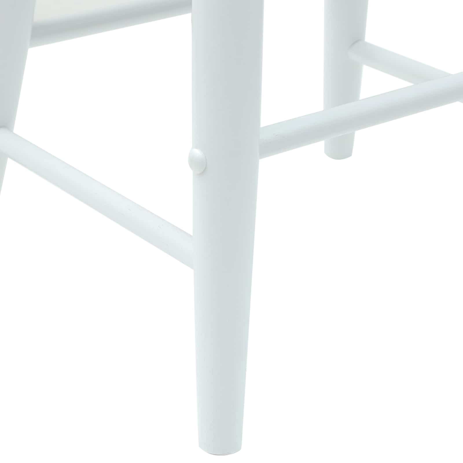 Sedie da pranzo 2 pcs Bianco 46 x 37 x 63 cm | homemem39