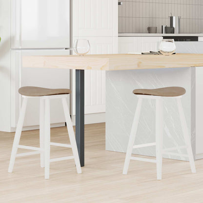 Sedie da pranzo 2 pcs Bianco 46 x 37 x 63 cm | homemem39