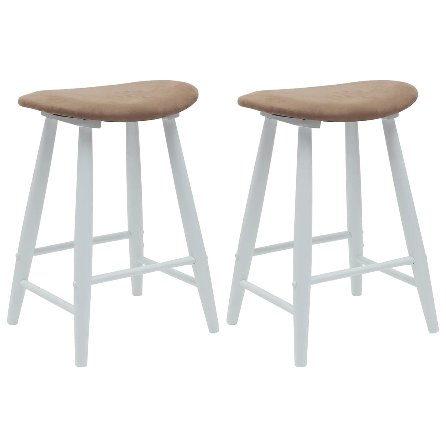 Sedie da pranzo 2 pcs Bianco 46 x 37 x 63 cm | homemem39