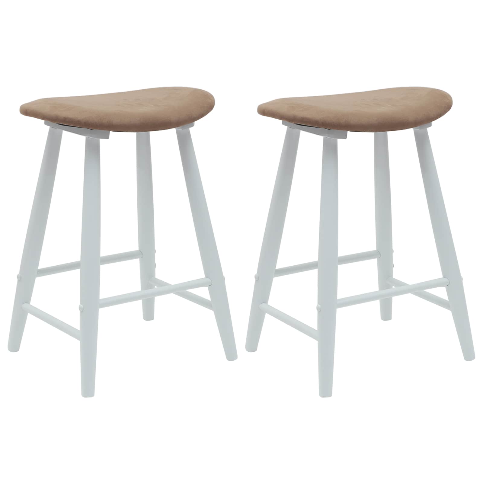 Sedie da pranzo 2 pcs Bianco 46 x 37 x 63 cm | homemem39