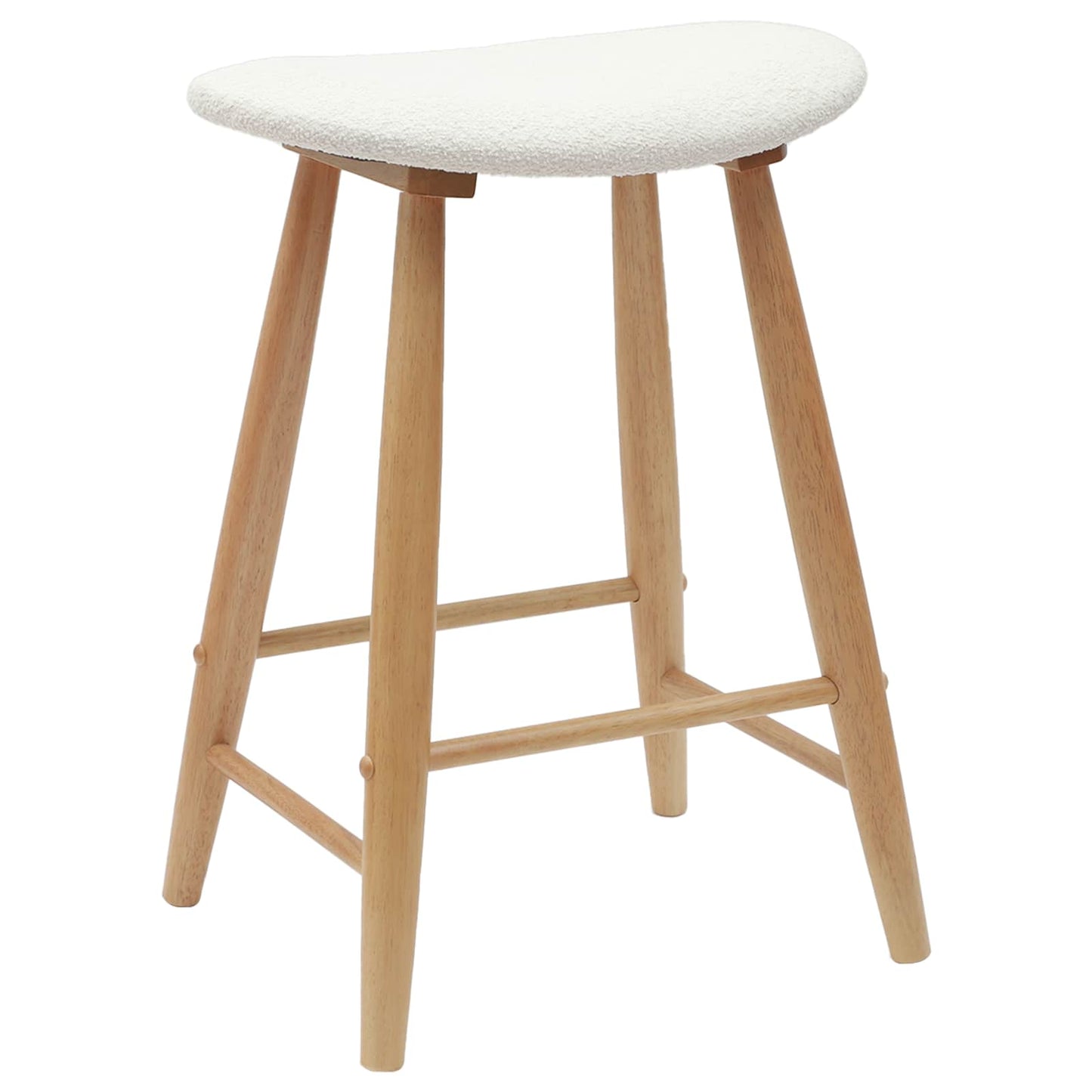 Sedie da pranzo 2 pcs Naturale 46 x 37 x 63 cm