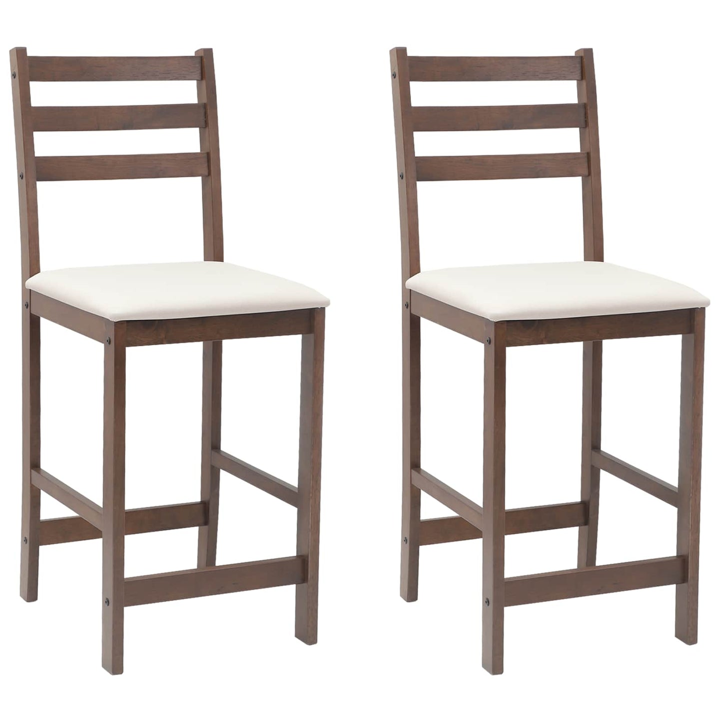 Sedie da pranzo 2 pcs Marrone Chiaro 40 x 47,5 x 99,5 cm | homemem39