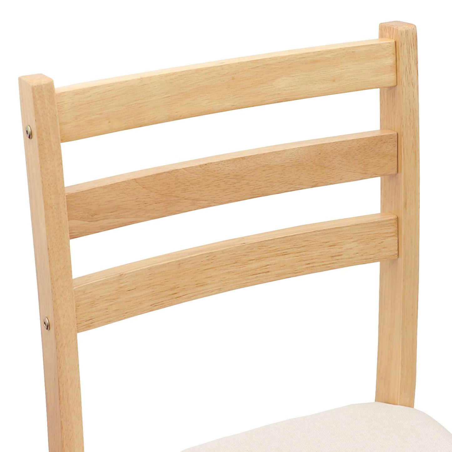 Sedie da pranzo 2 pcs Naturale 40 x 47,5 x 99,5 cm | homemem39