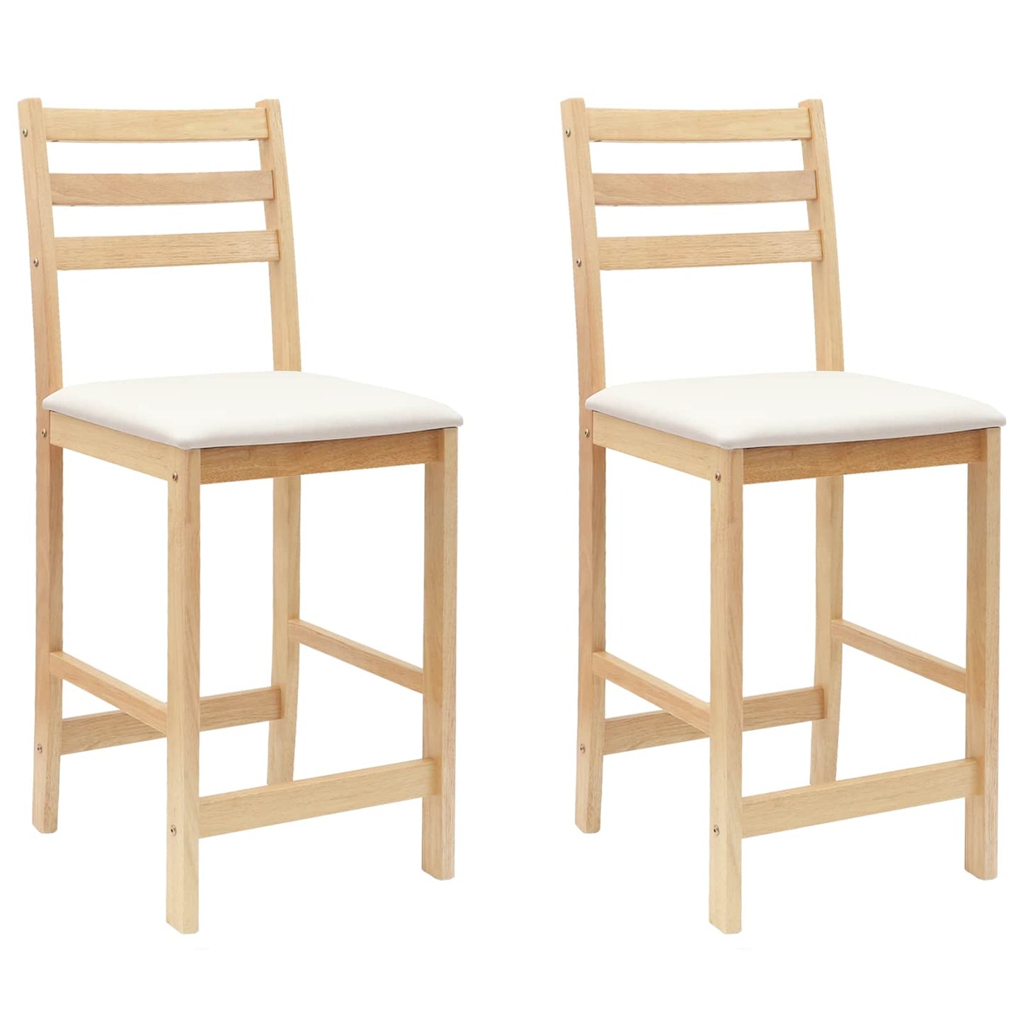 Sedie da pranzo 2 pcs Naturale 40 x 47,5 x 99,5 cm | homemem39