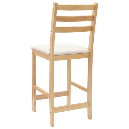 Sedie da pranzo 2 pcs Naturale 40 x 47,5 x 99,5 cm | homemem39