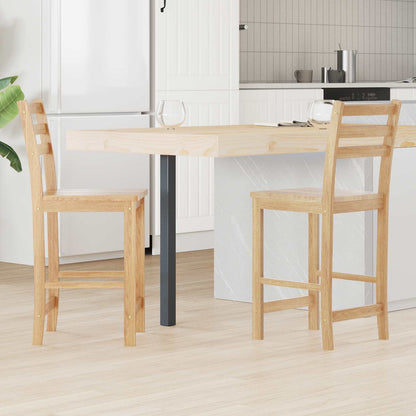 Sedie da pranzo 2 pcs Naturale 40 x 47,5 x 99,5 cm | homemem39